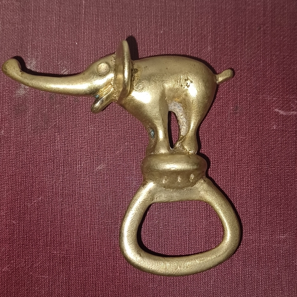 1940s Solid Brass Elephant Wine/Bottle Opener - Picture 2 of 8